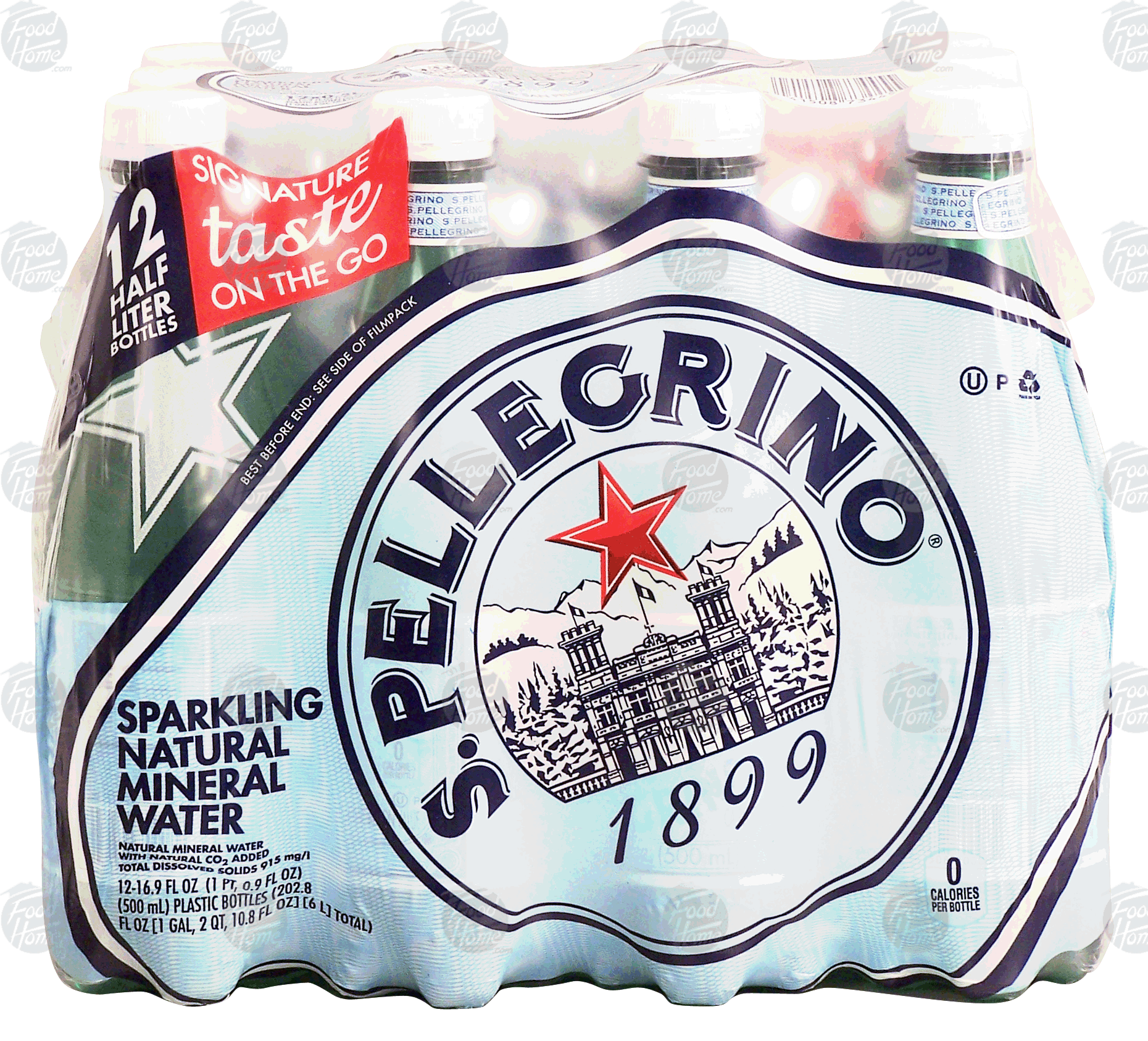 S. Pellegrino  sparkling natural mineral water, 12- 16.9 fl oz bottles Full-Size Picture